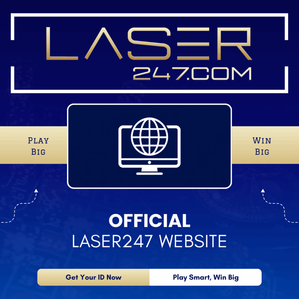 Official Laser247 website banner - get your Laser247 ID now