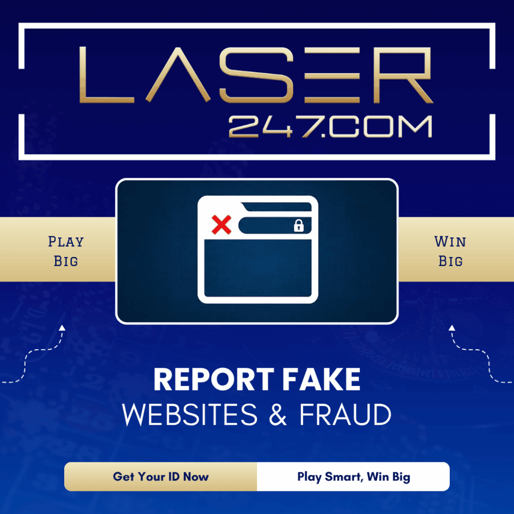 Laser247 report fake websites and fraud - report scam